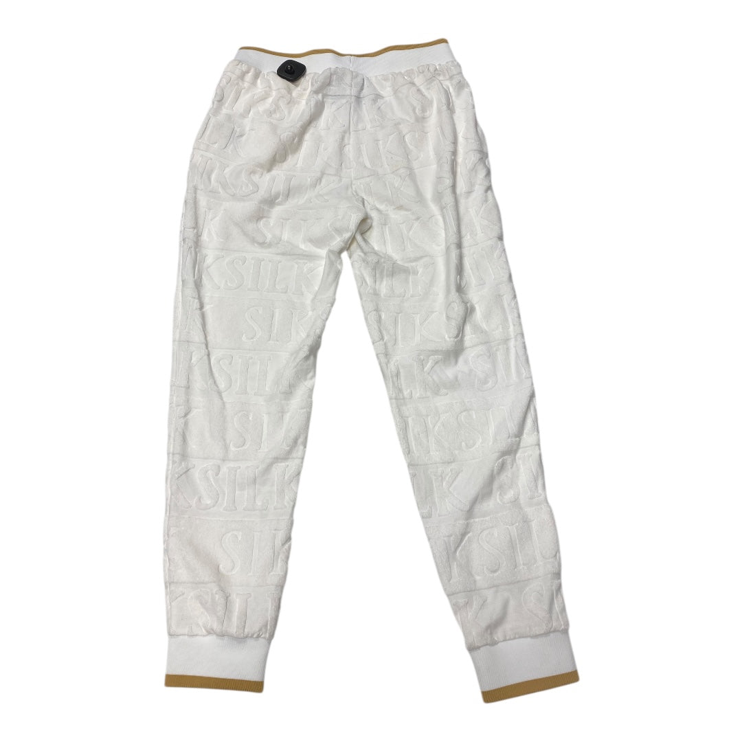 Pants Lounge By siksilk In White, Size:M