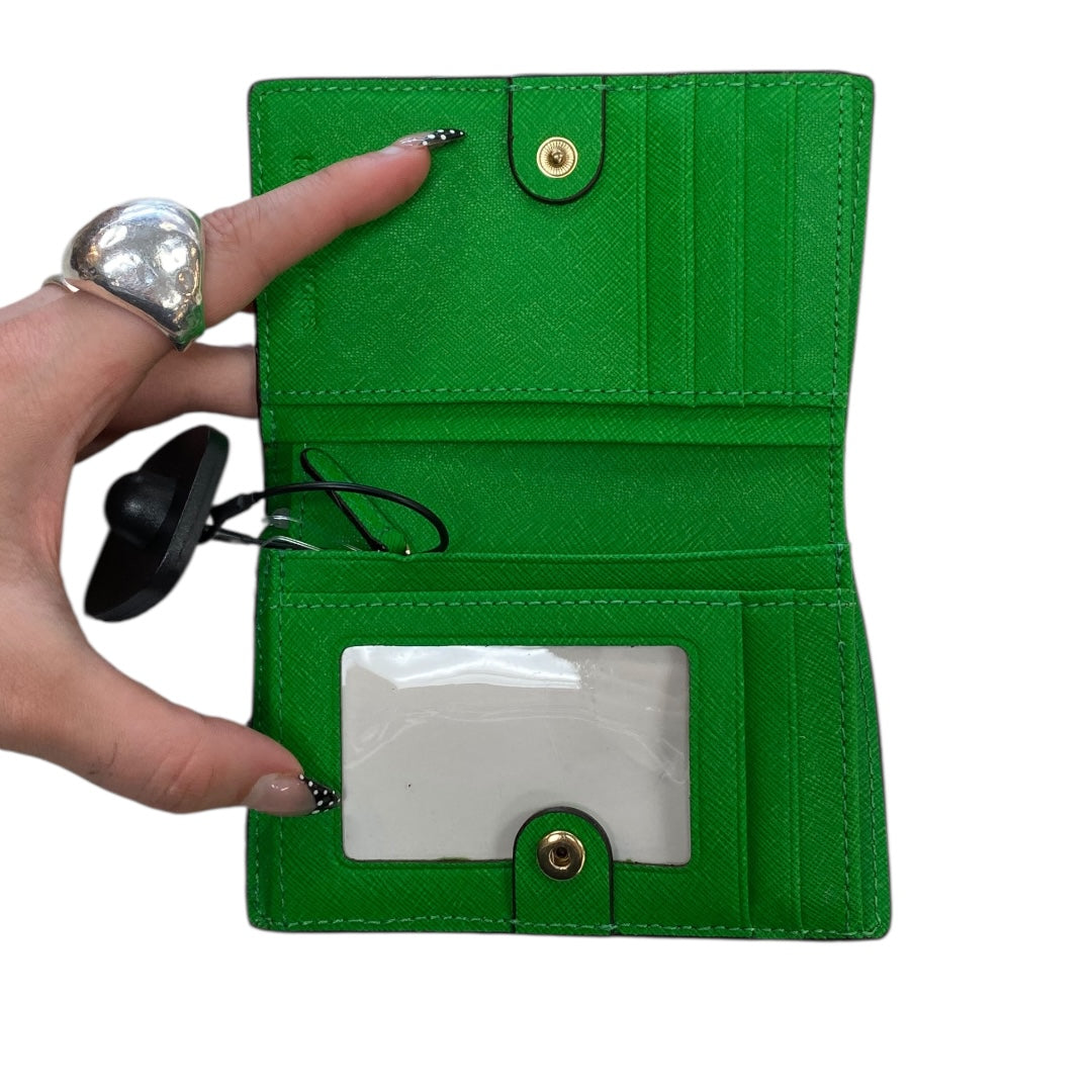 Wallet Designer By Michael Kors In Green, Size:Small