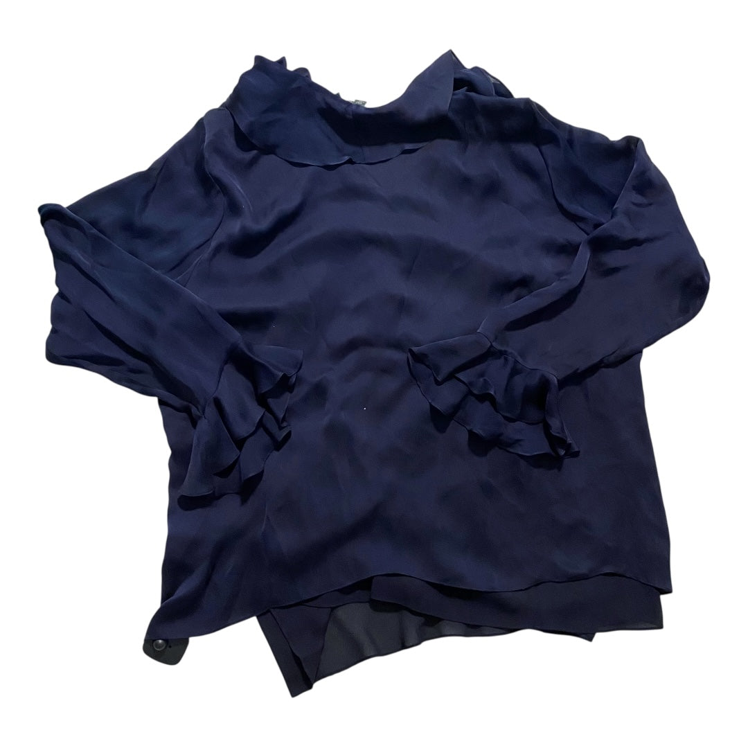 Top Ls By Lauren By Ralph Lauren In Navy, Size:20