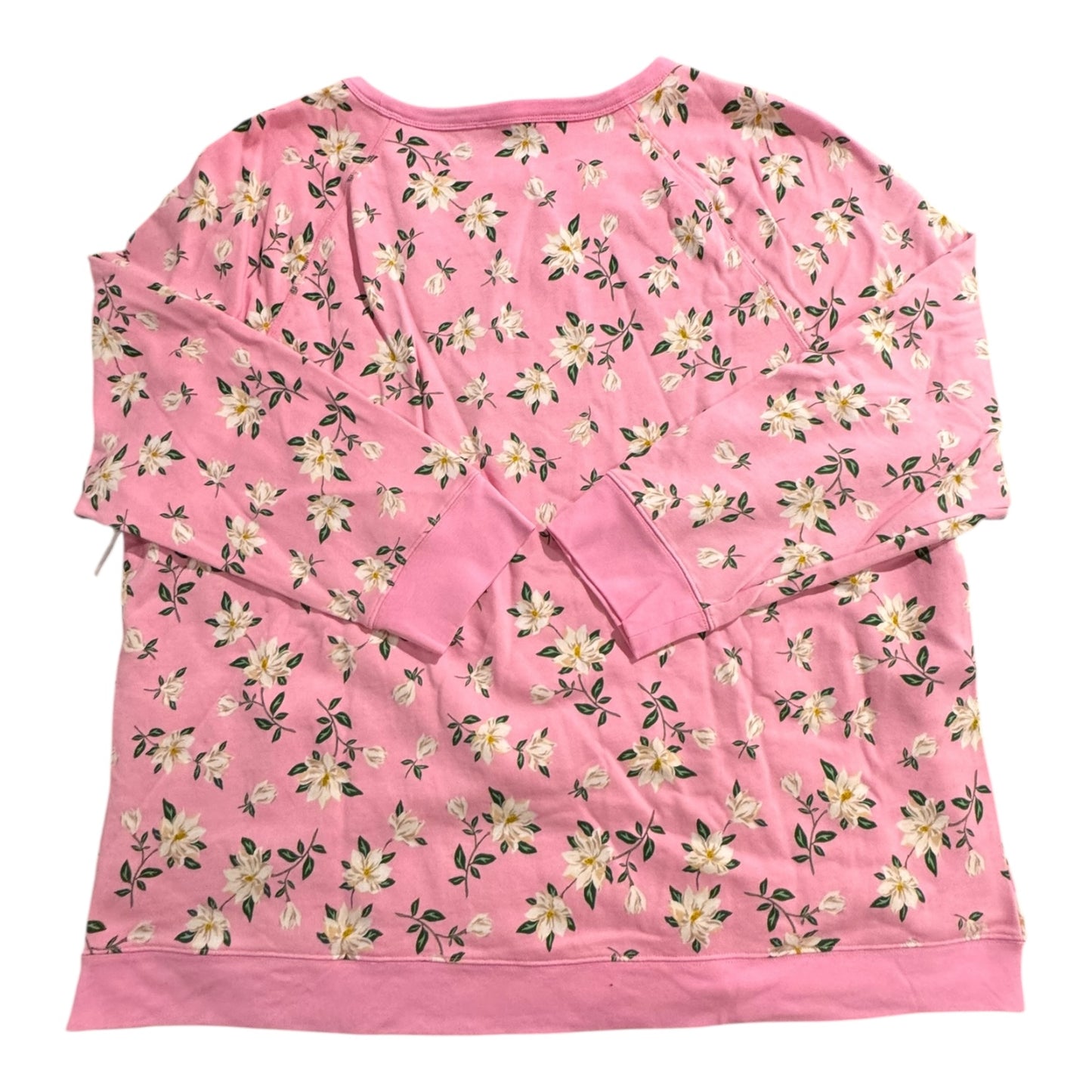 Sweatshirt Crewneck By Draper James In Floral Print, Size:3X