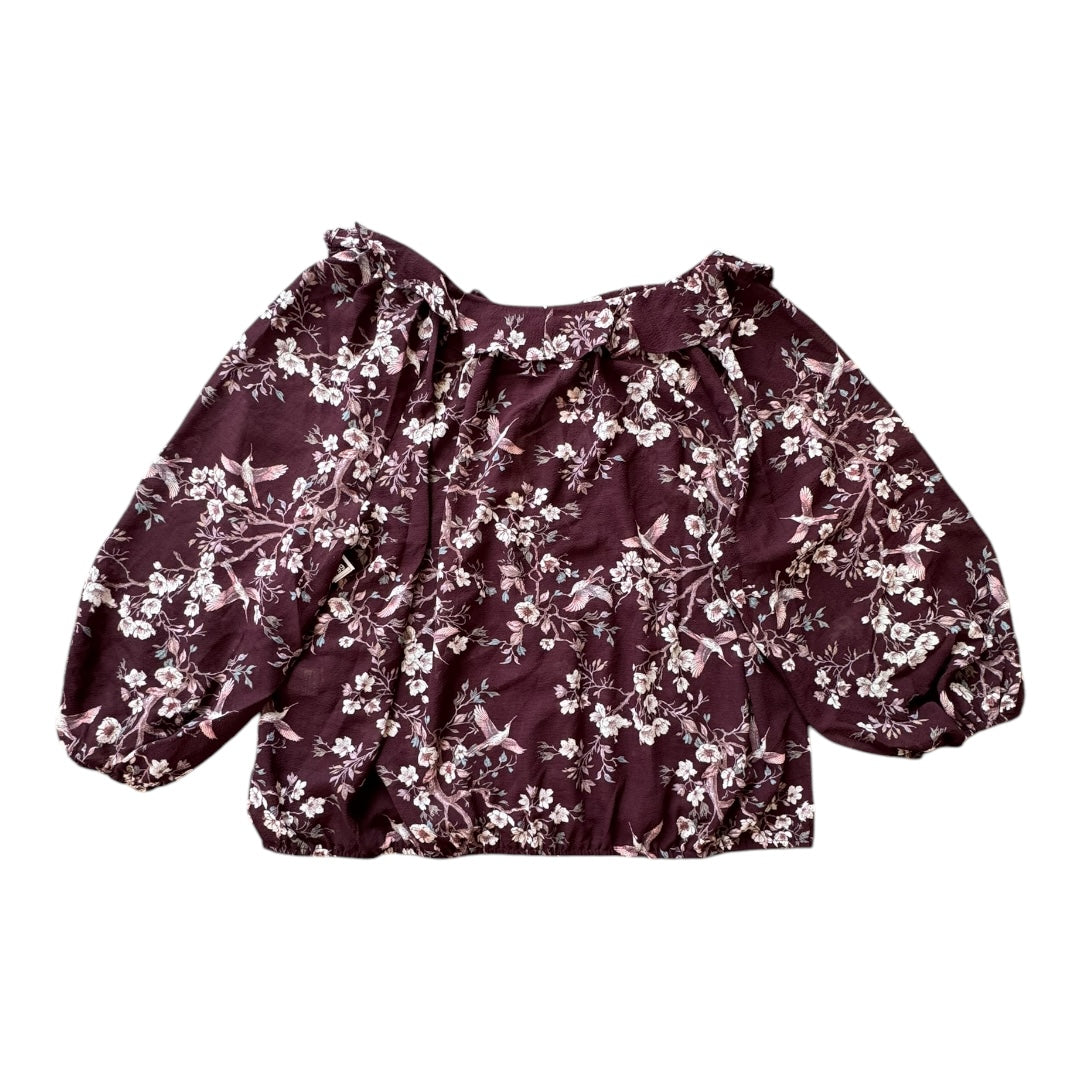 Top 3/4 Sleeve By Max Studio In Purple, Size:2X