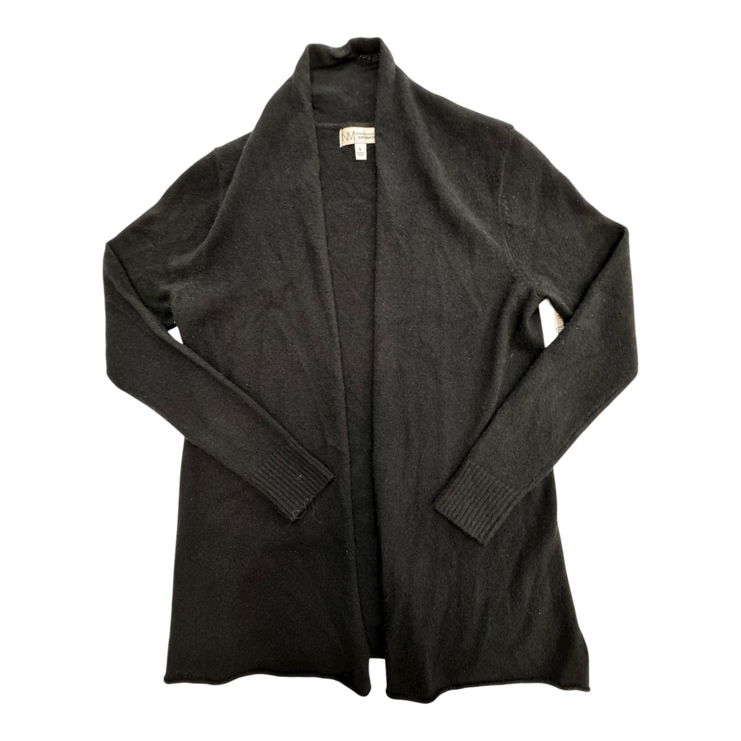 Sweater Cardigan Designer By Neiman Marcus In Black, Size:S