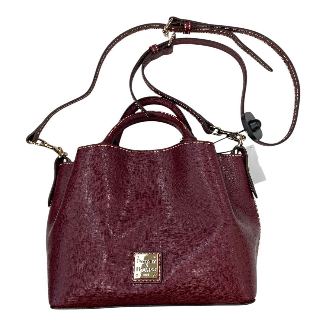 Handbag Designer By Dooney And Bourke In Red, Size:Medium