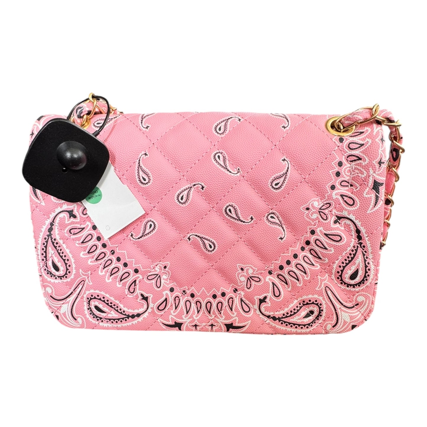 Handbag By Caleesa In Pink, Size:Medium