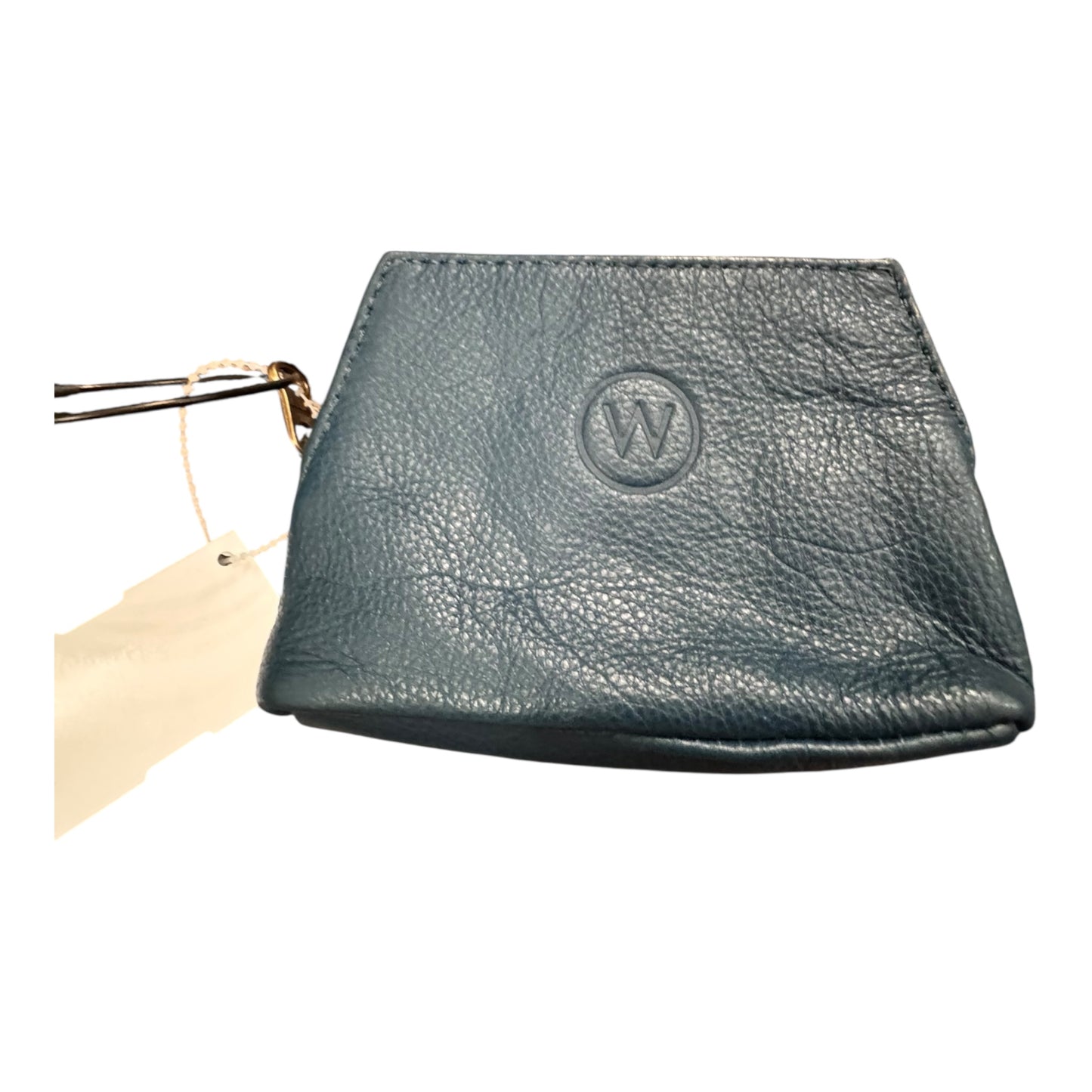 Wallet Leather By WANDERERS TRAVEL CO In Teal, Size:Small