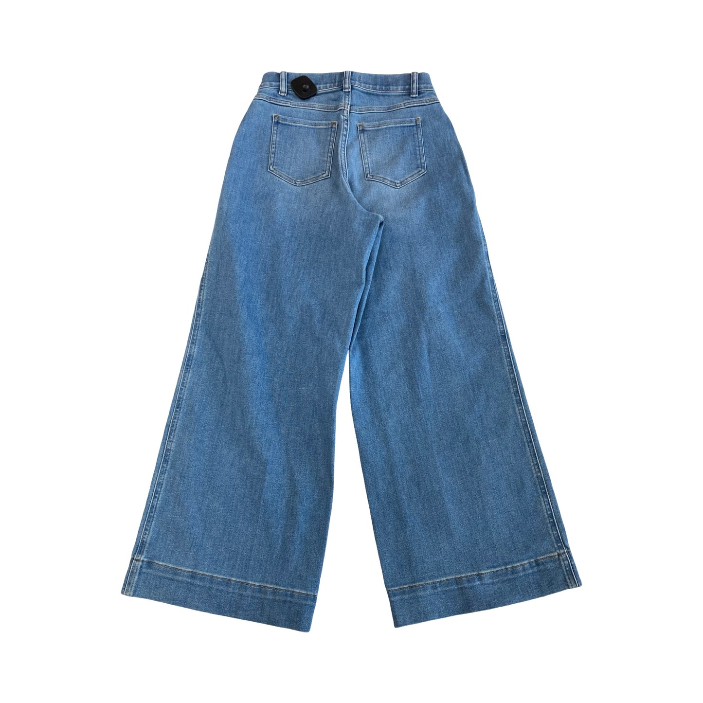 Jeans Wide Leg By Spanx In Blue Denim, Size:S
