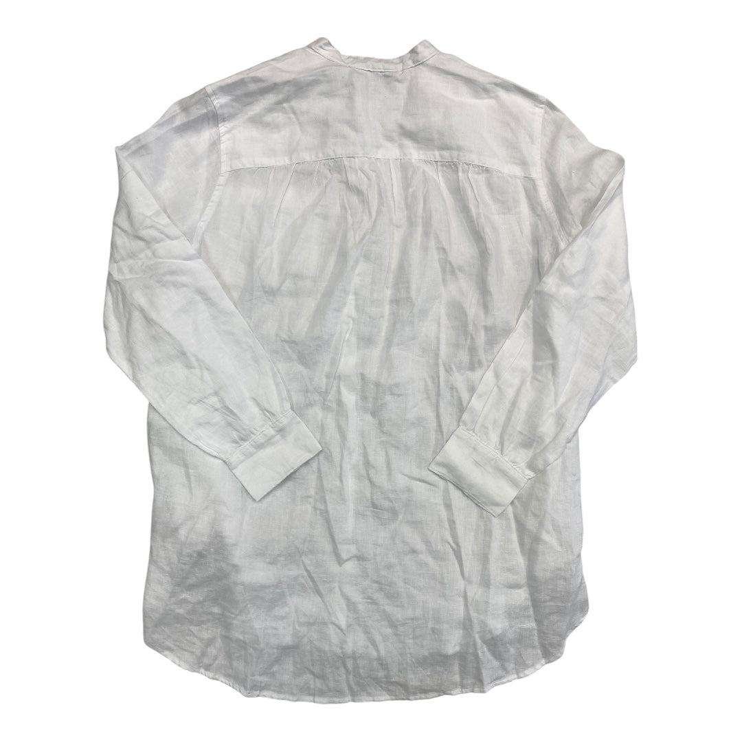Top Ls By Lands End In White, Size:M
