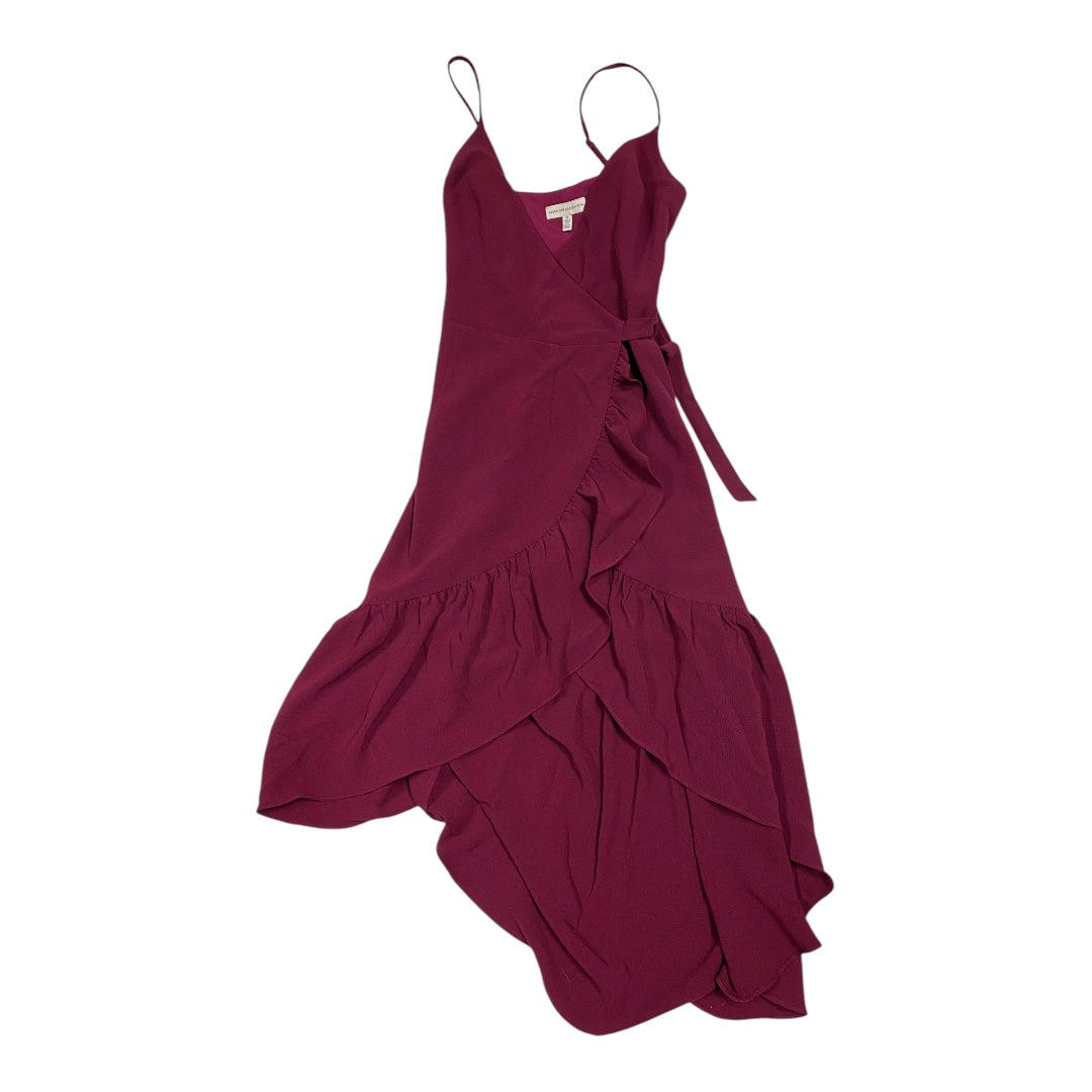 Dress Party Midi By Dress The Population In Purple, Size:Xs