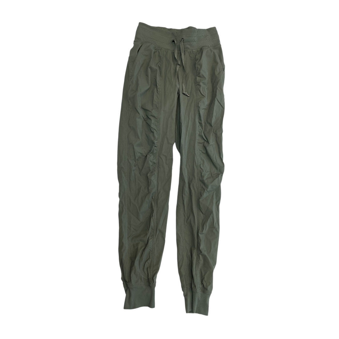 Athletic Pants By Lululemon In Green, Size:0