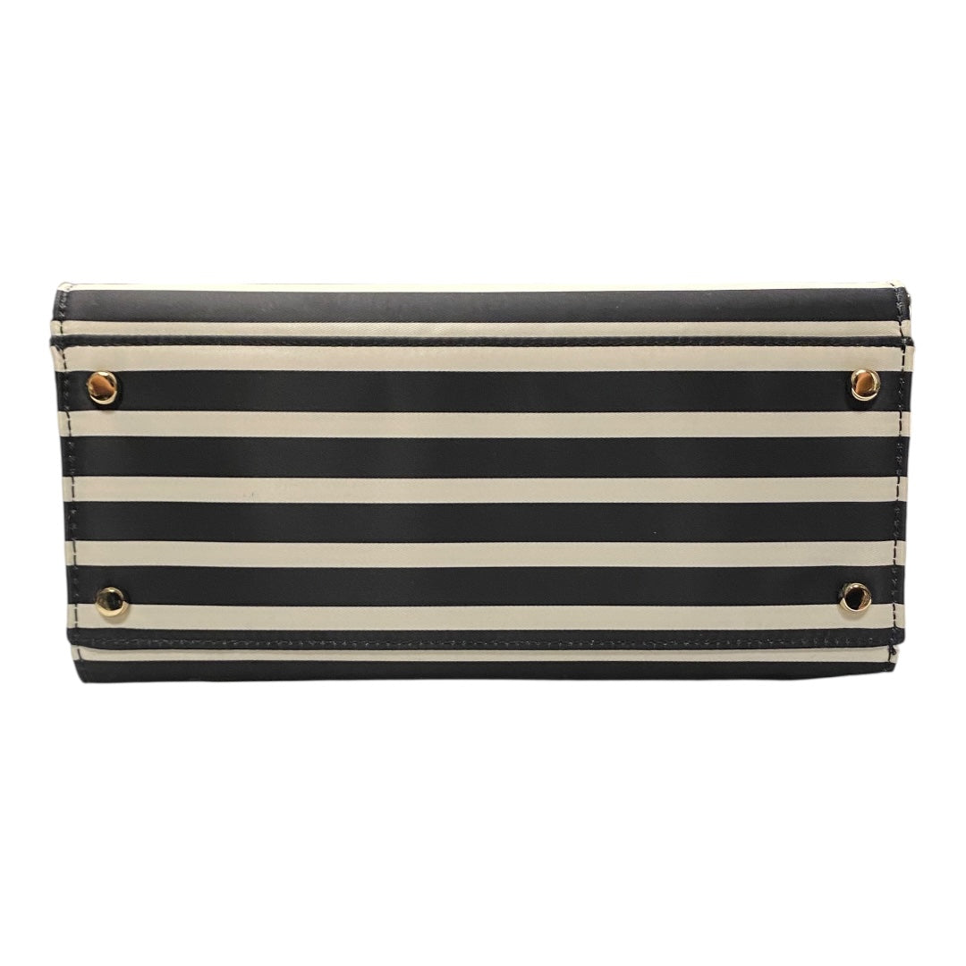 Handbag Designer By Kate Spade In Striped Pattern, Size:Medium