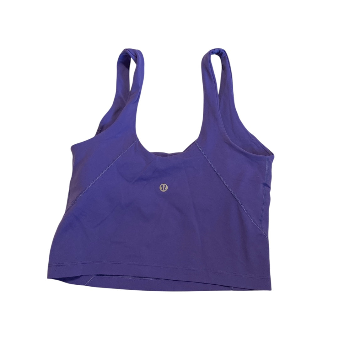 Athletic Tank Top By Lululemon In Purple, Size:6