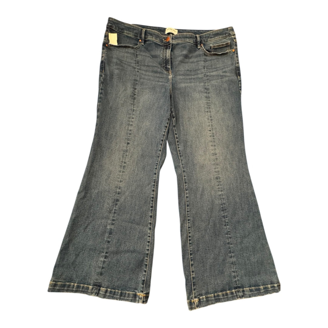 Jeans Boot Cut By Lane Bryant In Blue Denim, Size:2X