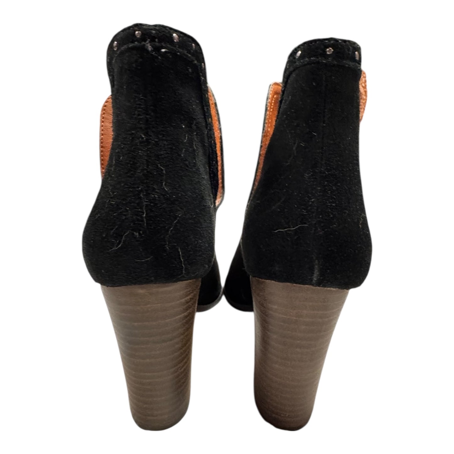 Sandals Heels Block By Lucky Brand In Black, Size:8.5