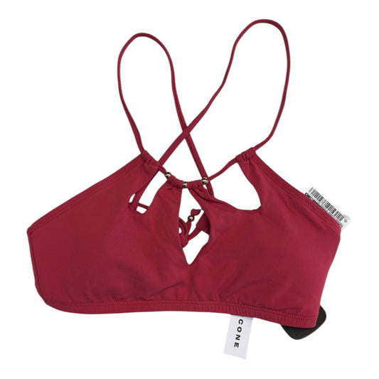 Swimsuit Top By ROBIN PICCONE In Red, Size:M