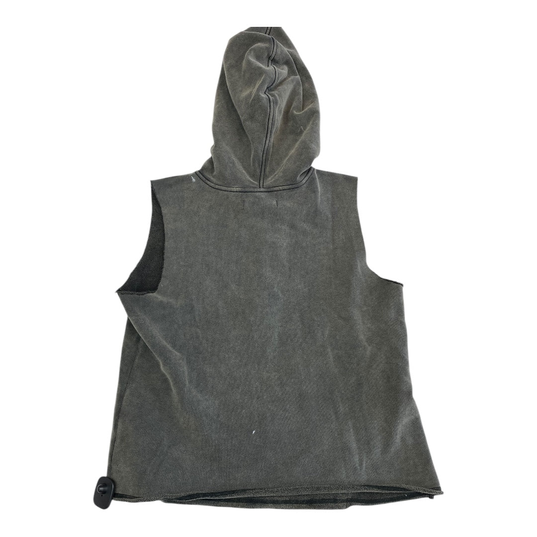 Top Sleeveless By VENOR In Grey, Size:L