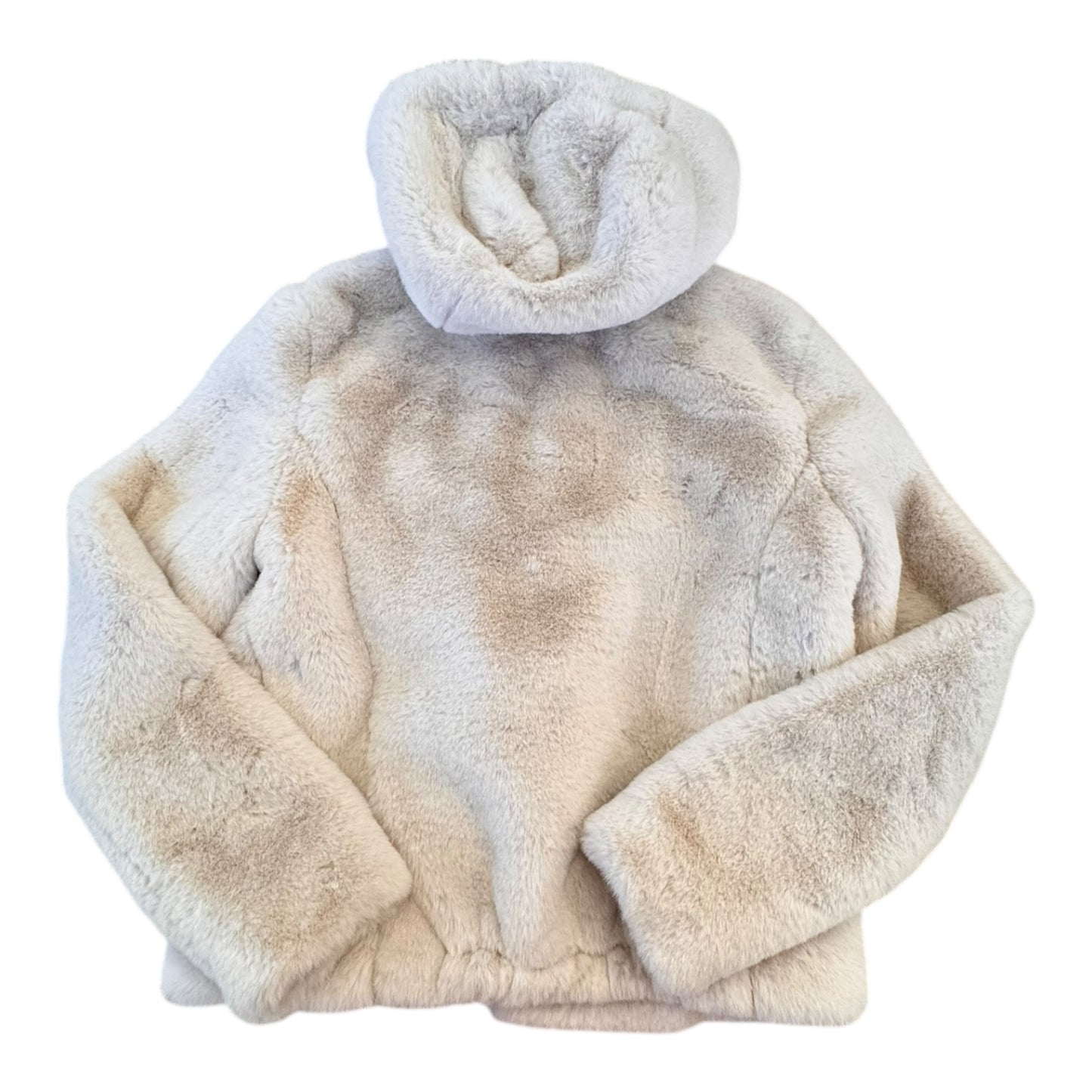 Coat Faux Fur & Sherpa By Rachel Zoe In Beige, Size:Xs