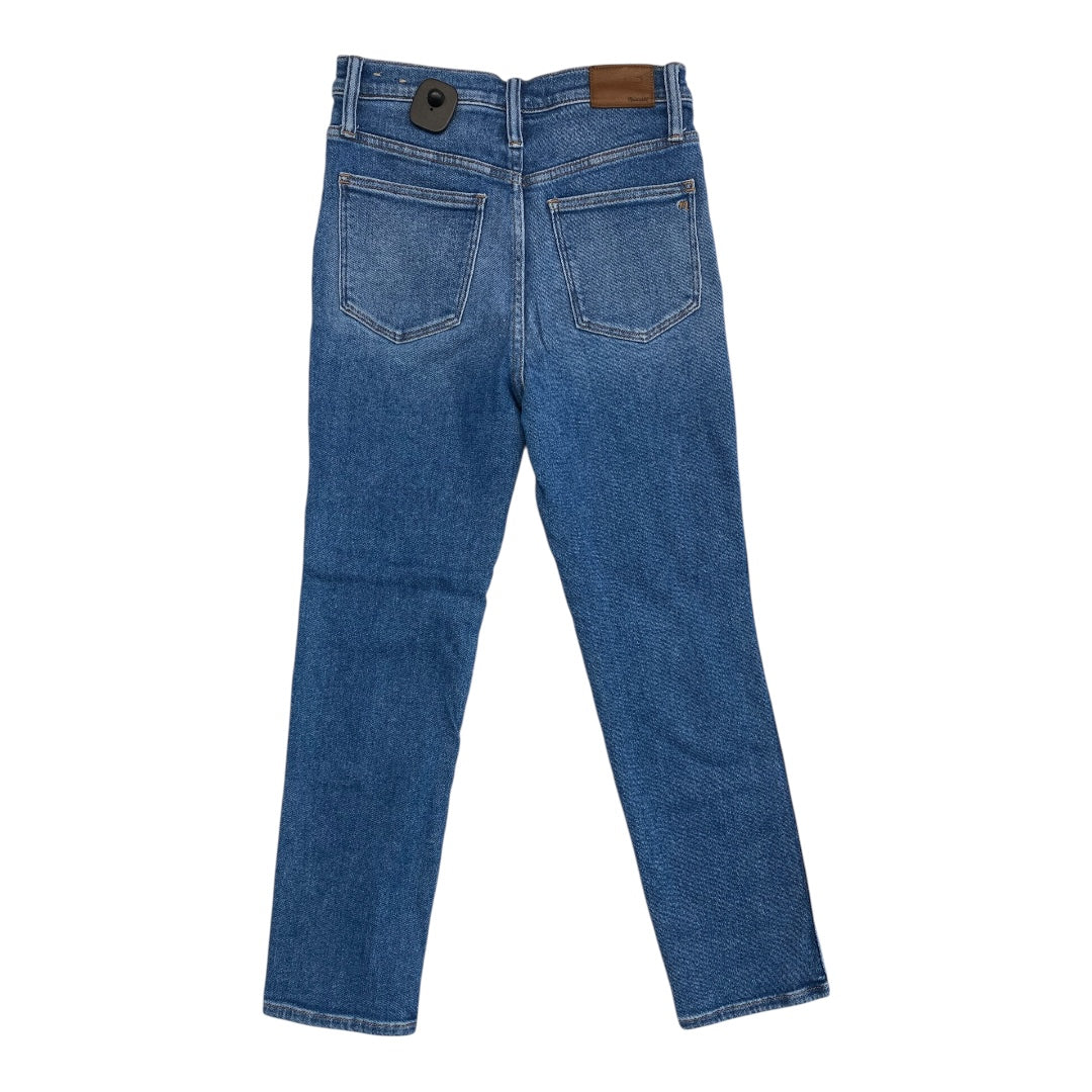 Jeans Straight By Madewell In Blue Denim, Size:2