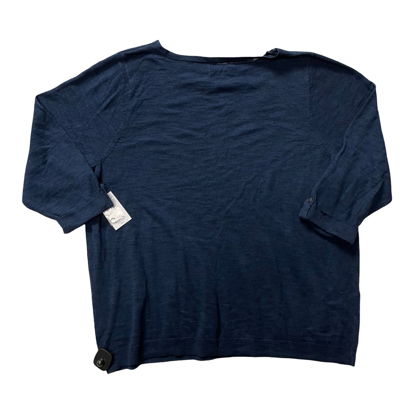 Sweater By Croft And Barrow In Navy, Size:2X