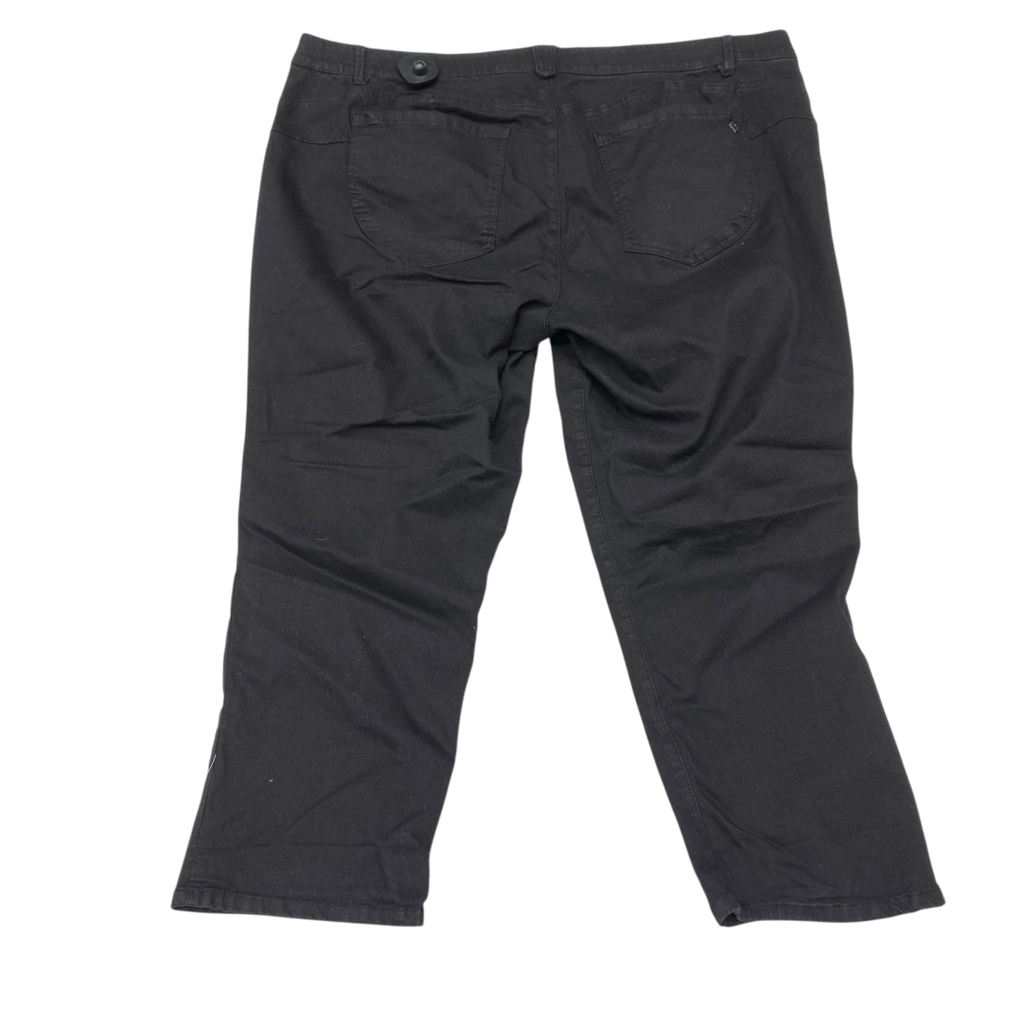 Jeans Straight By Democracy In Black Denim, Size:24