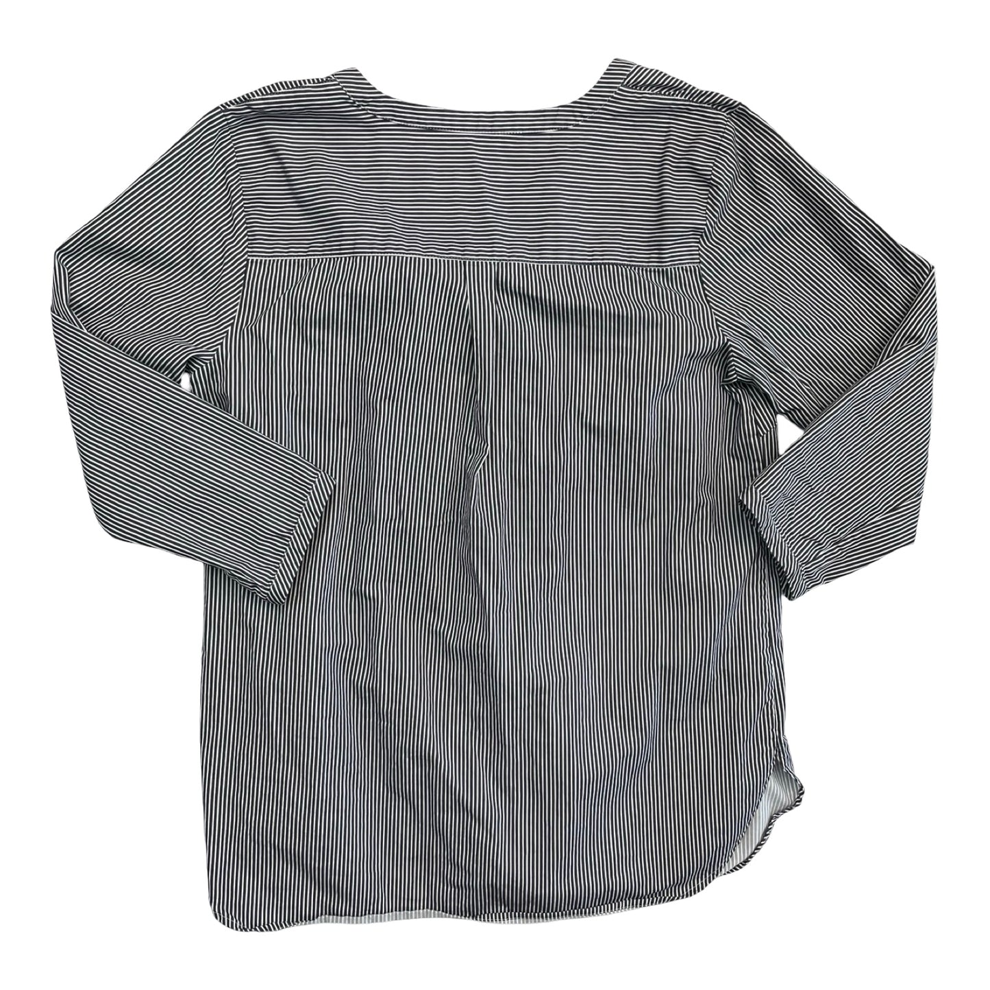 Top 2Pc Ls By Talbots In Striped Pattern, Size:L