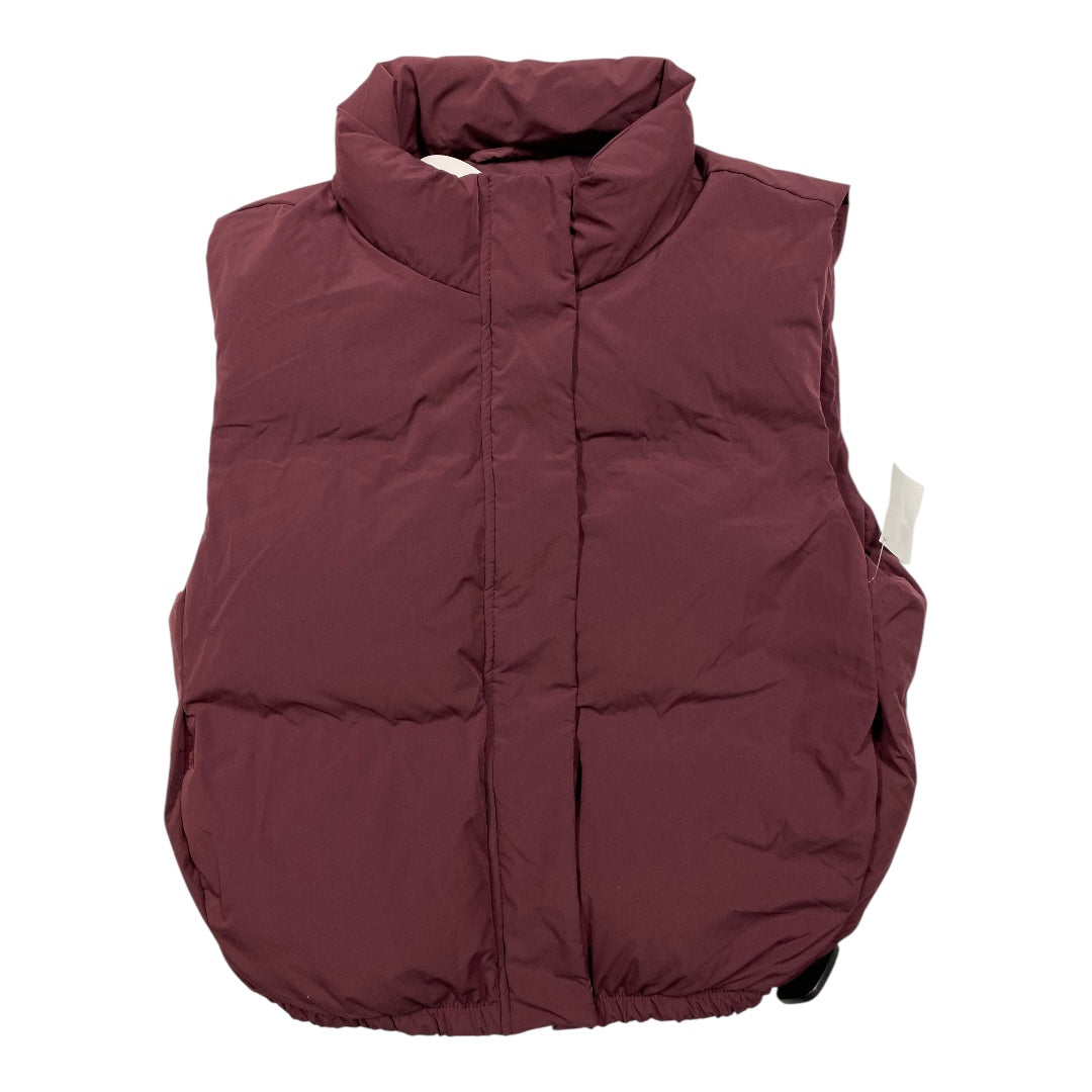 Vest Puffer & Quilted By Thread And Supply In Purple, Size:S