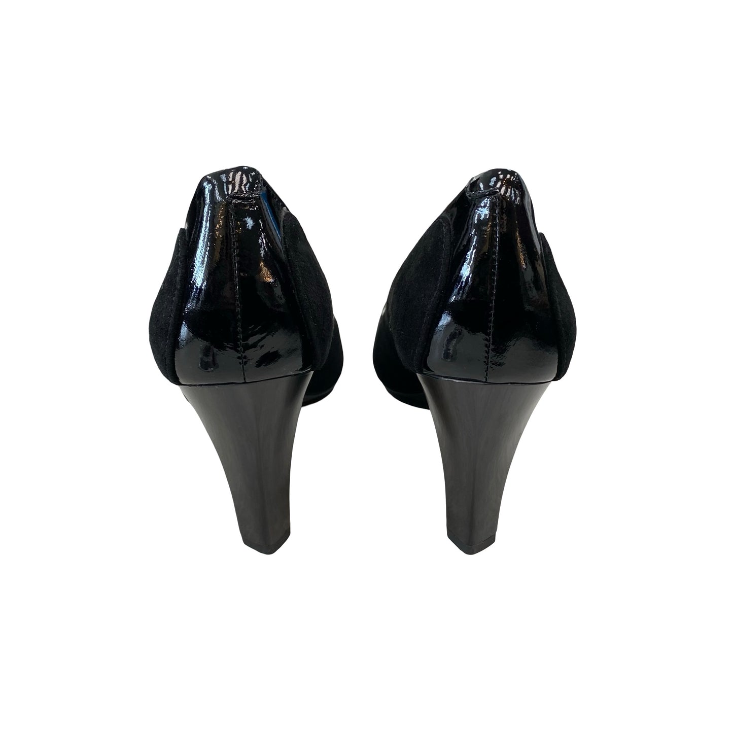 Shoes Heels Wedge By Caressa In Black, Size:10
