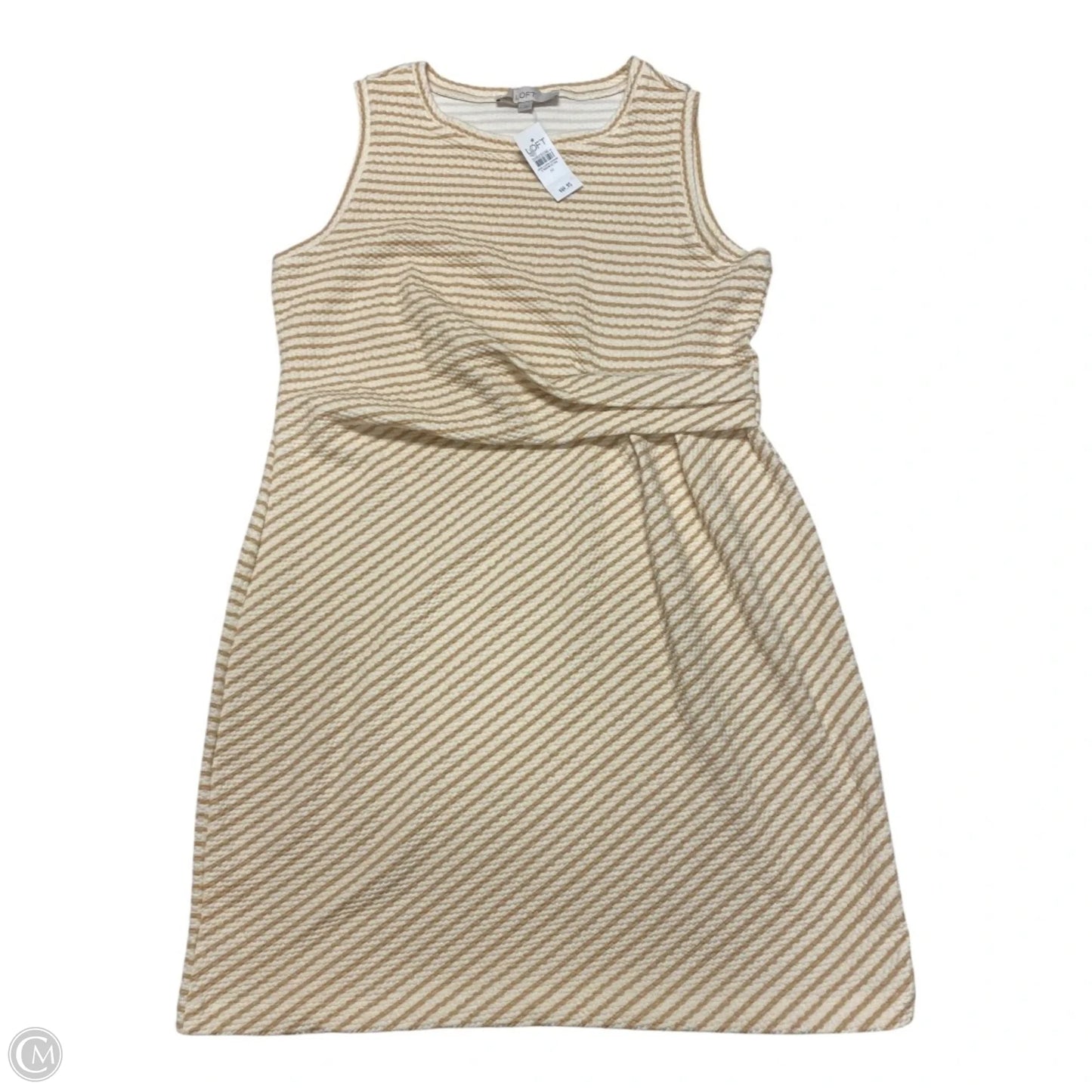 Dress Casual Short By Loft In Tan, Size: M