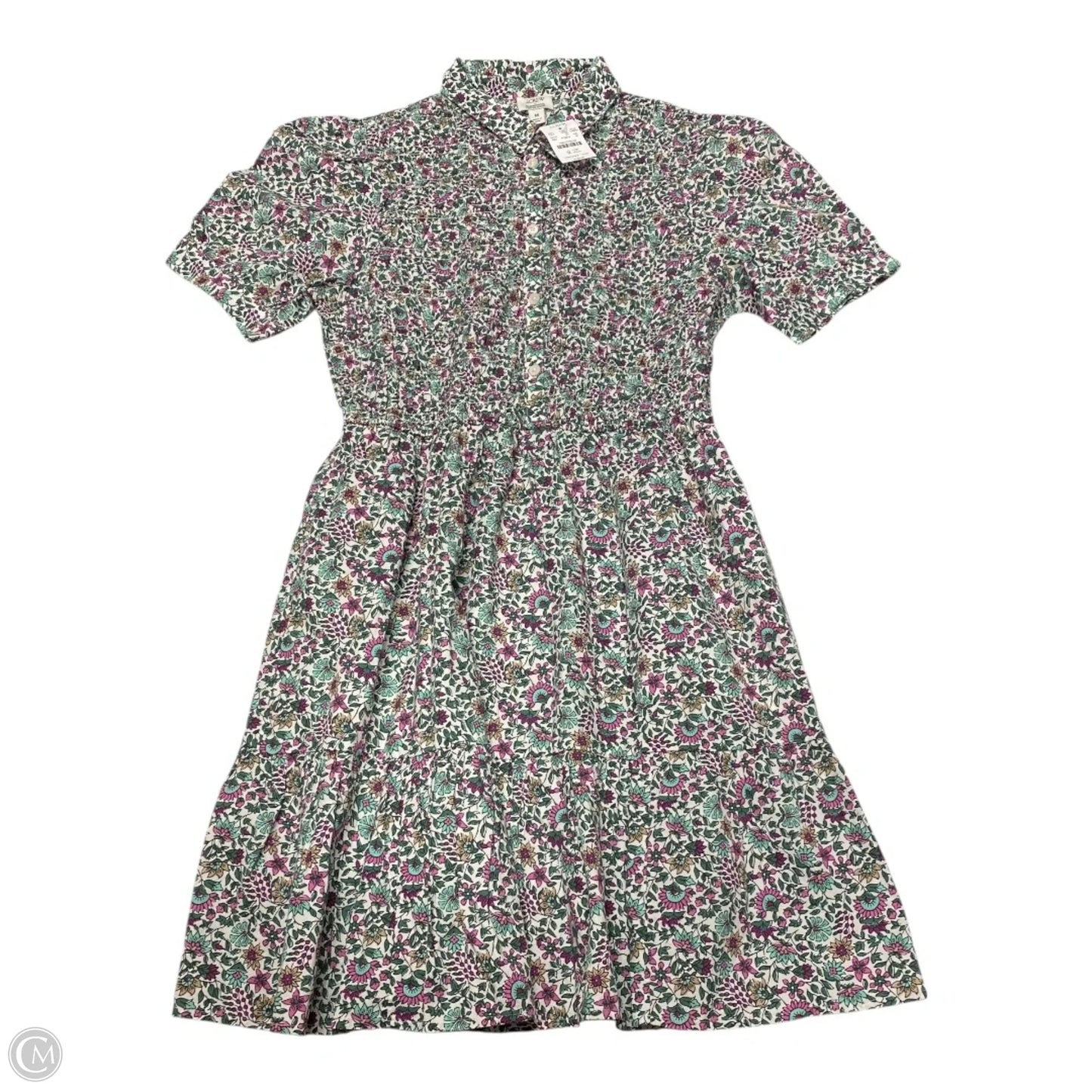 Dress Casual Midi By J. Crew In Floral Print, Size: M