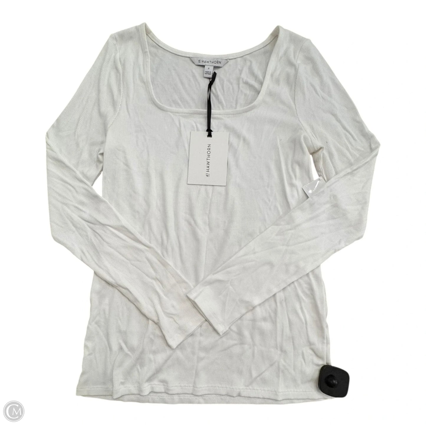 Top Long Sleeve By 41 Hawthorn In White, Size: M