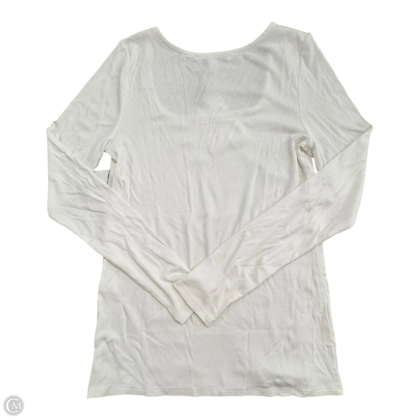 Top Long Sleeve By 41 Hawthorn In White, Size: M