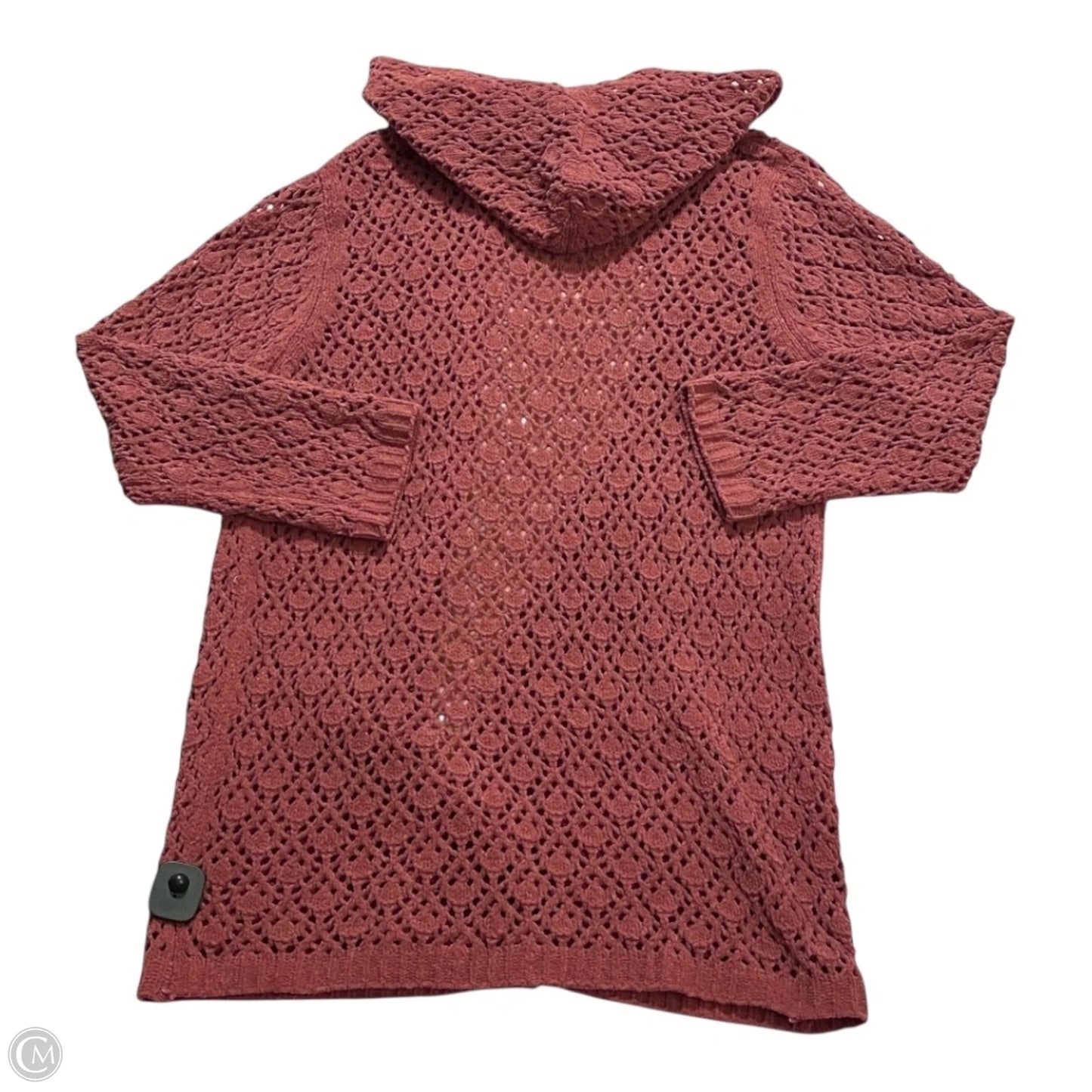 Sweater Cardigan By Pol In Pink, Size: L