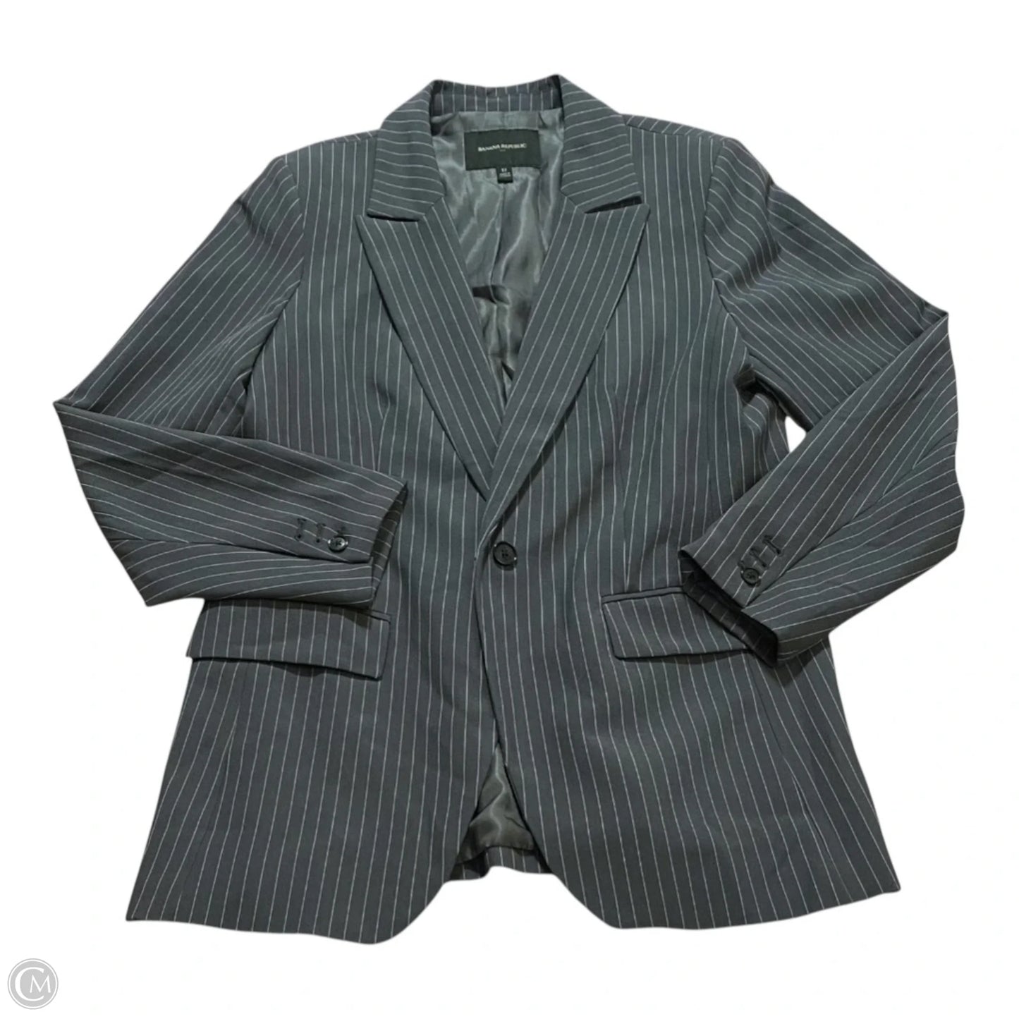 Blazer By Banana Republic In Grey, Size: 12