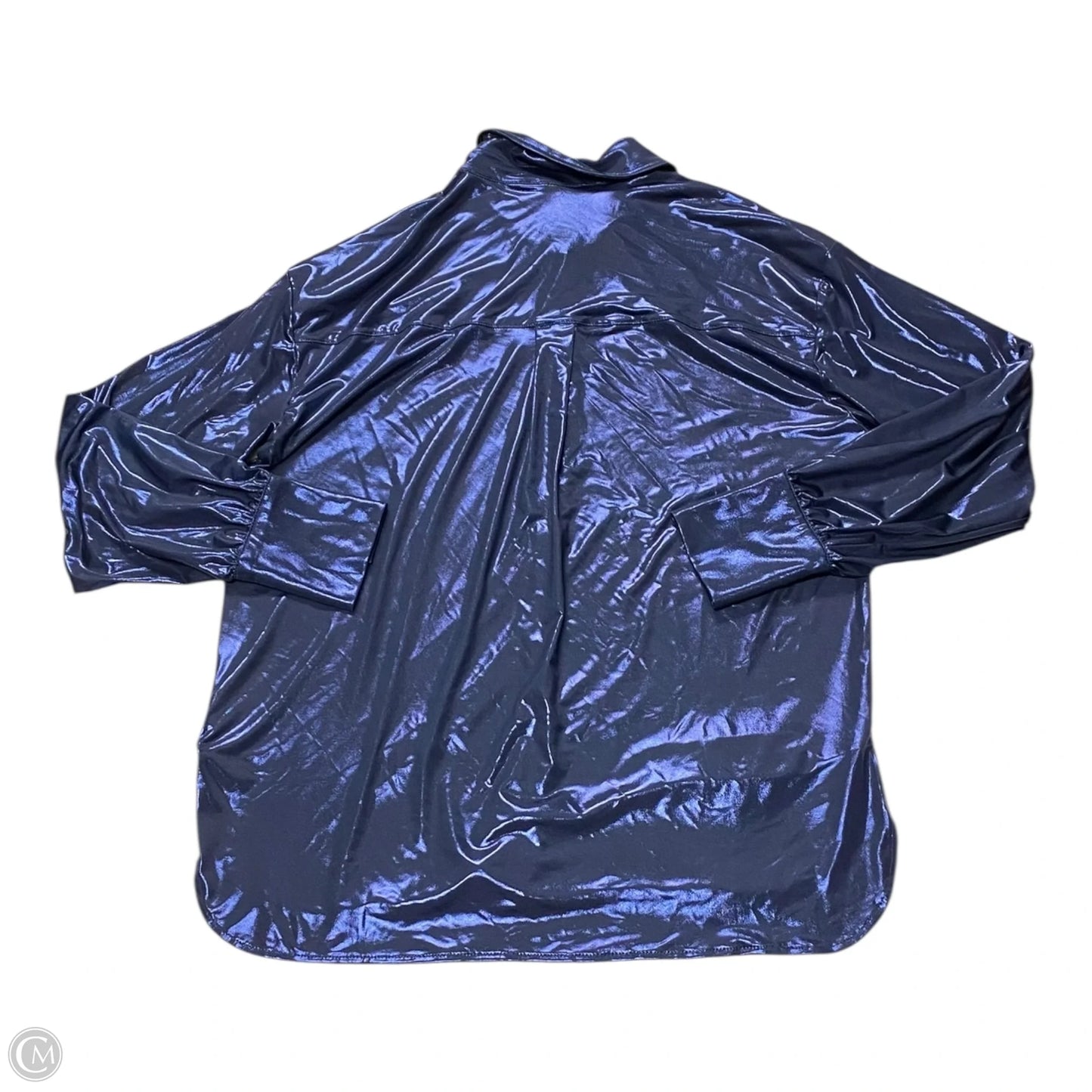 Top Long Sleeve By Anthropologie In Blue, Size: S