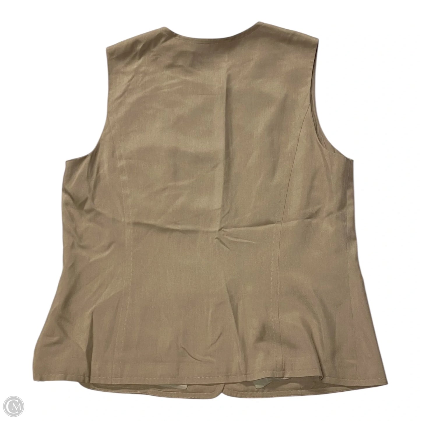 Vest Other By Ann Taylor In Tan, Size: 14