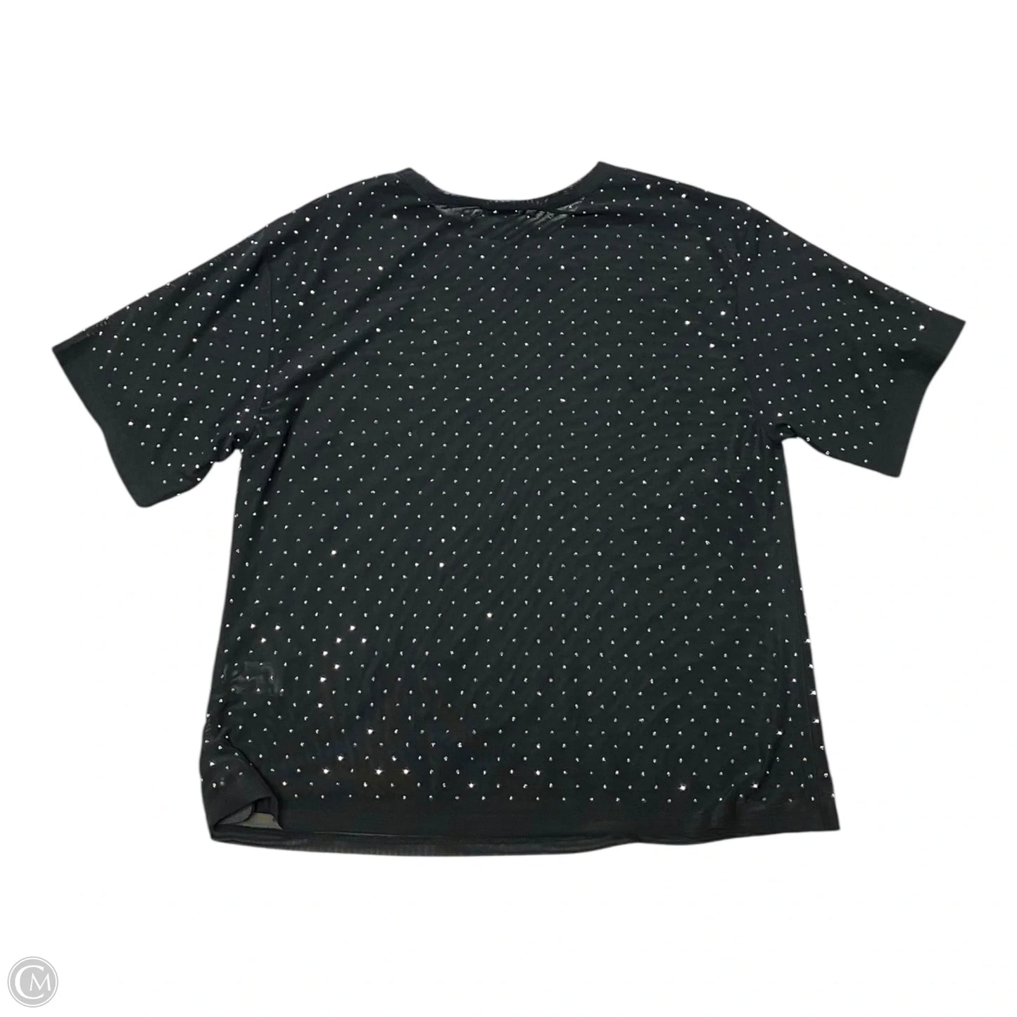 Top Short Sleeve By Evereve In Black, Size: S