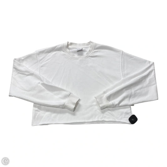 Top Long Sleeve Basic By Cmc In White, Size: M