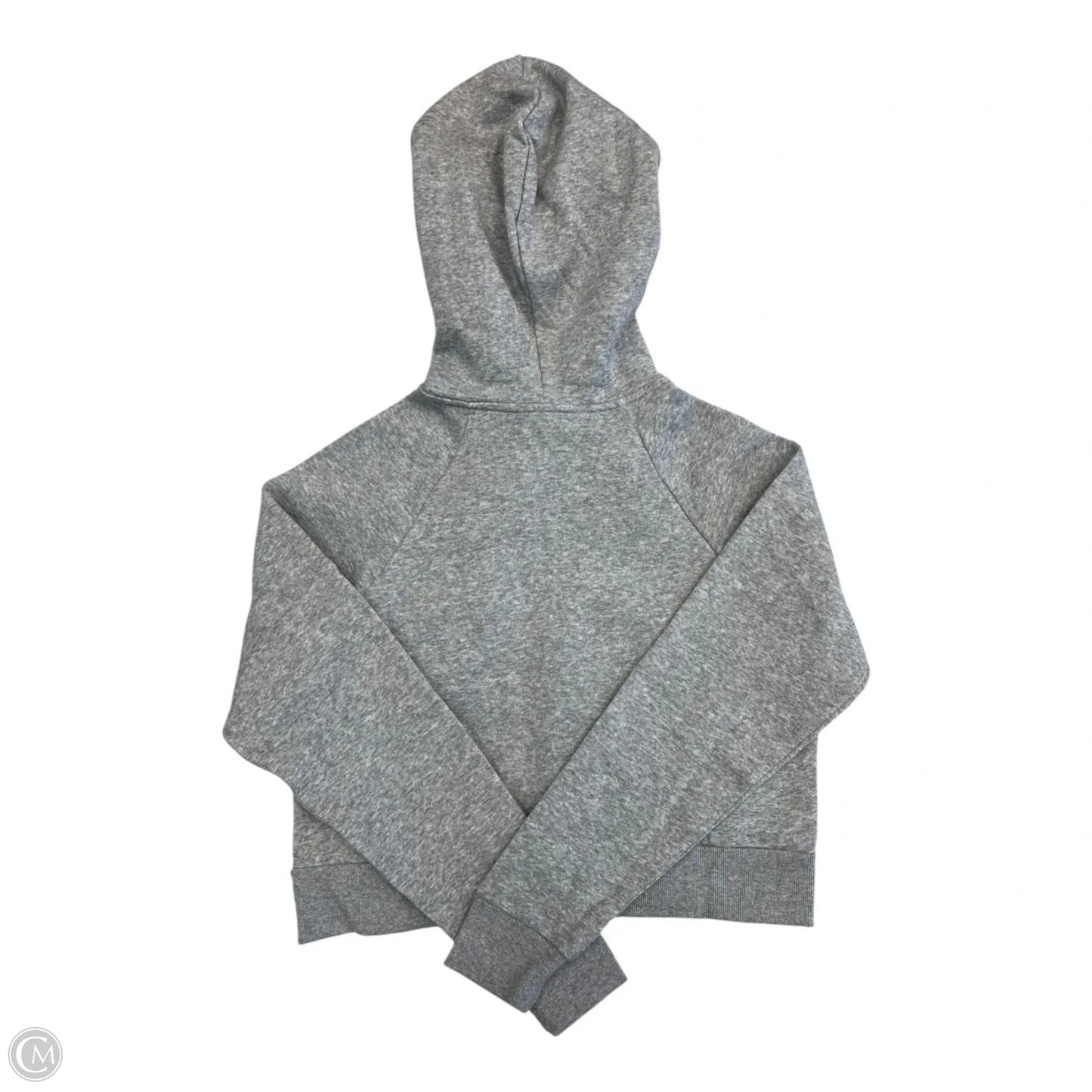 Athletic Sweatshirt Hoodie By Under Armour In Grey, Size: S