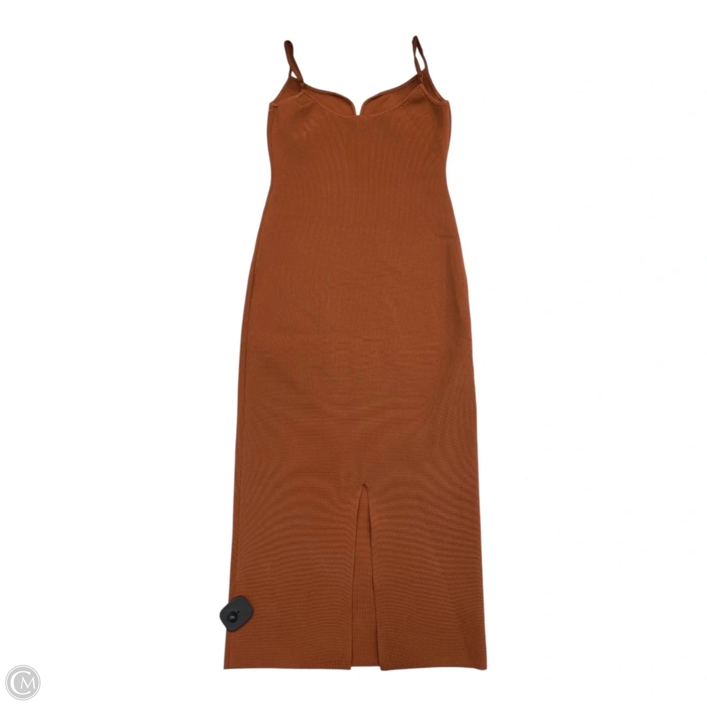 Dress Party Midi By Express In Brown, Size: S