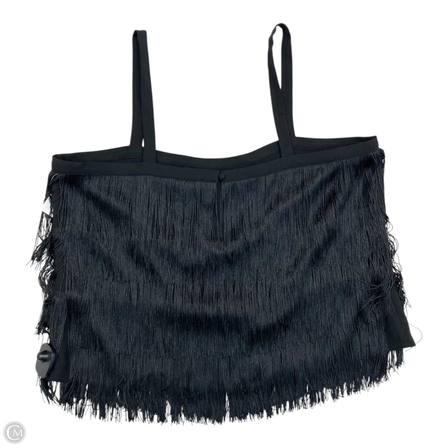 Top Sleeveless By Ann Taylor In Black, Size: L