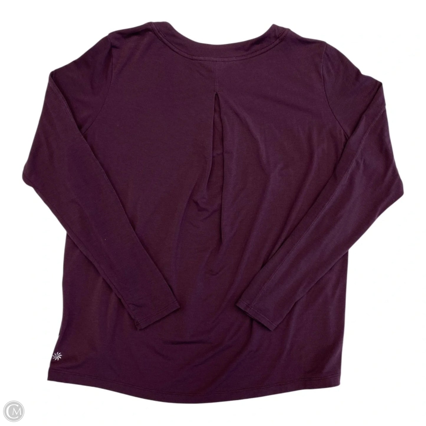 Athletic Top Long Sleeve Crewneck By Athleta In Purple, Size: Xs