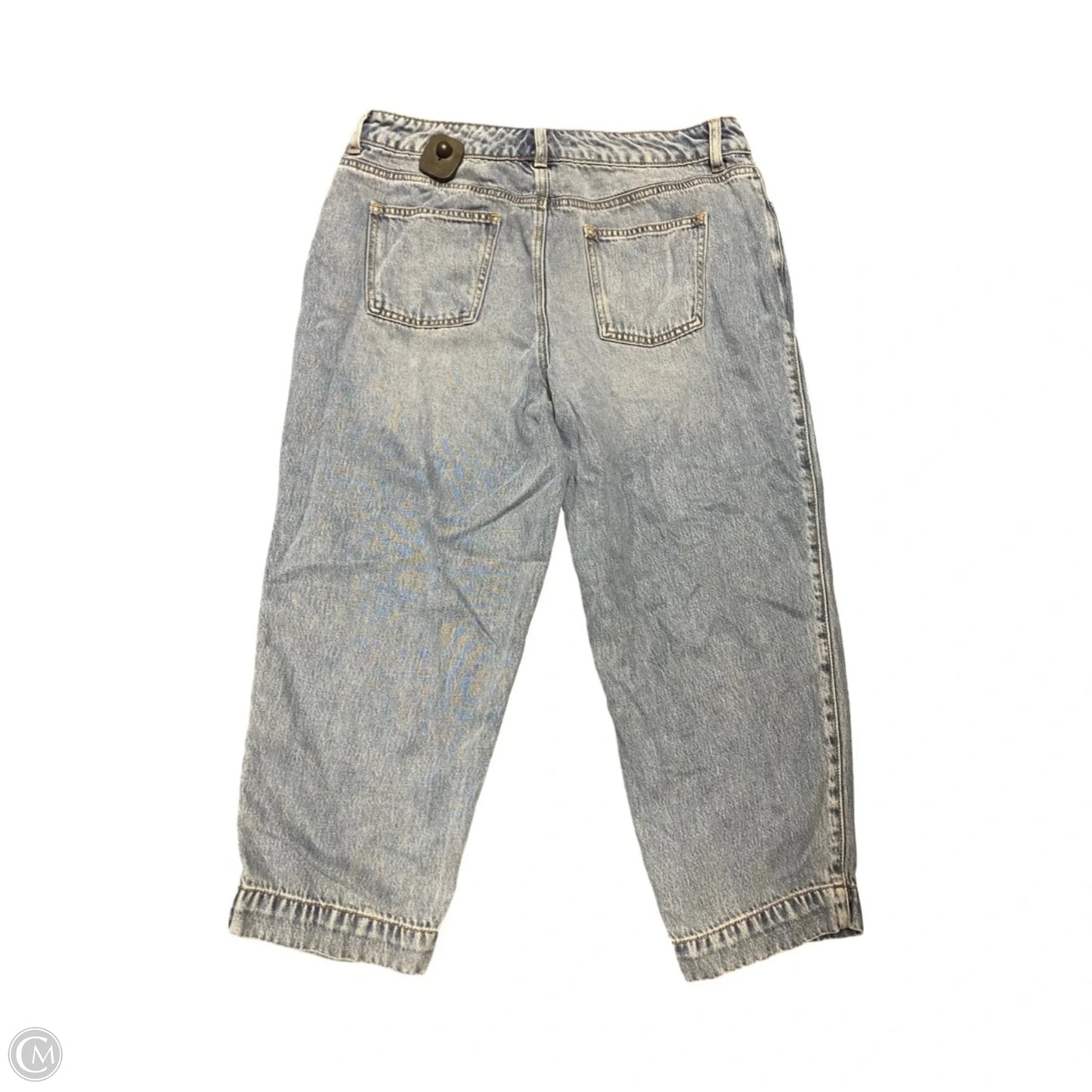 Jeans Cropped By Talbots In Blue Denim, Size: 12p