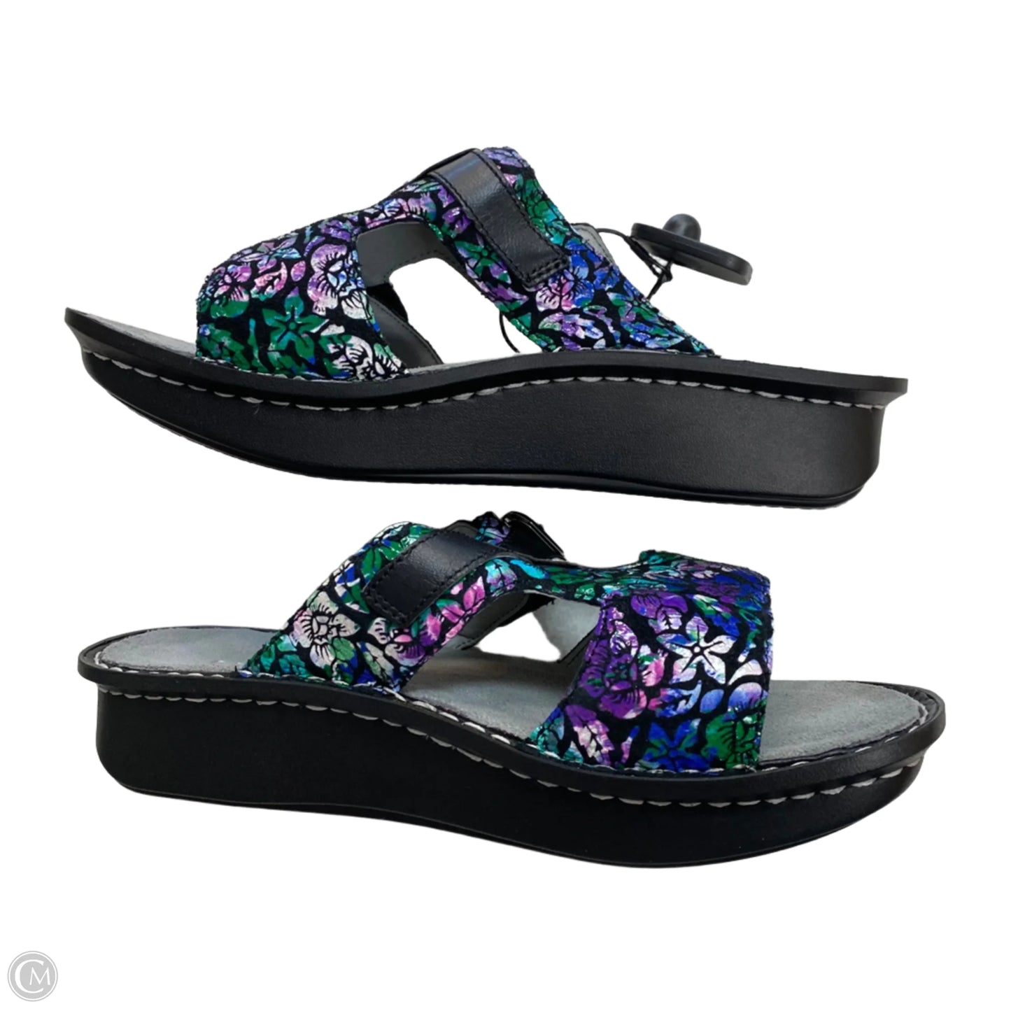 Sandals Heels Block By Cmc In Multi-colored, Size: 9.5