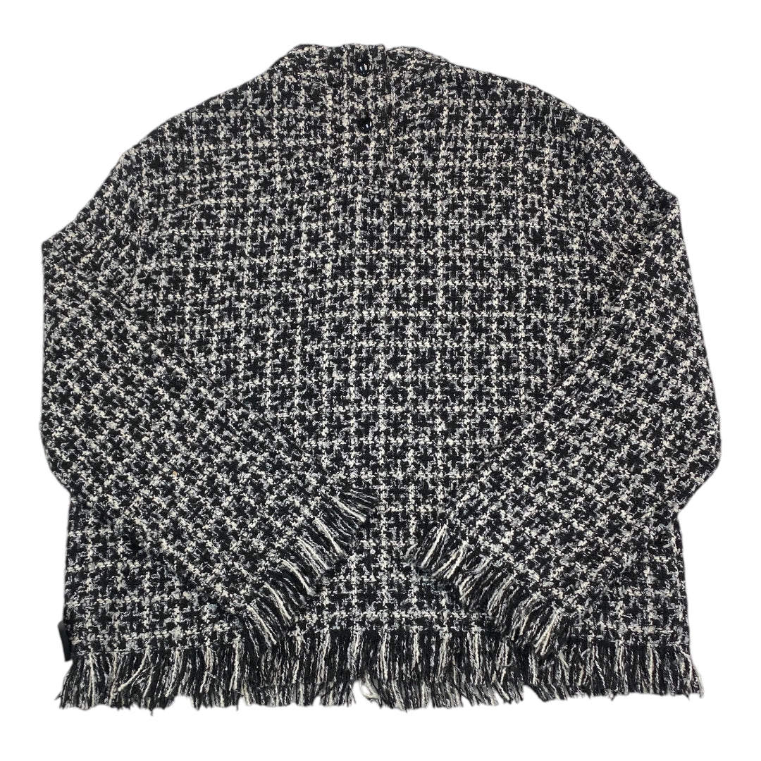 Sweater By FATE + FORTUNE In Black & White, Size: S