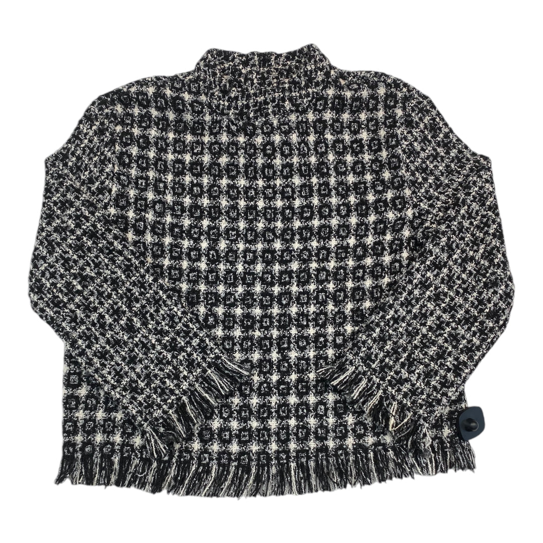 Sweater By FATE + FORTUNE In Black & White, Size: S
