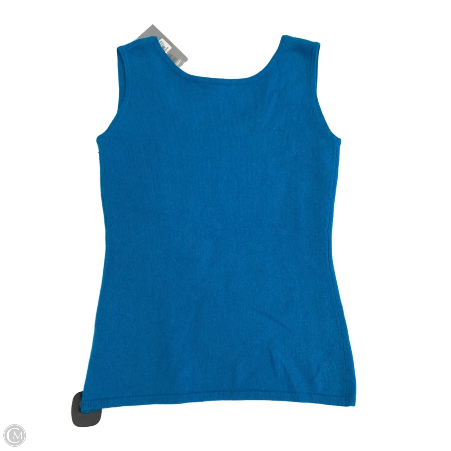 Top Sleeveless Designer By Neiman Marcus In Blue, Size: Xs