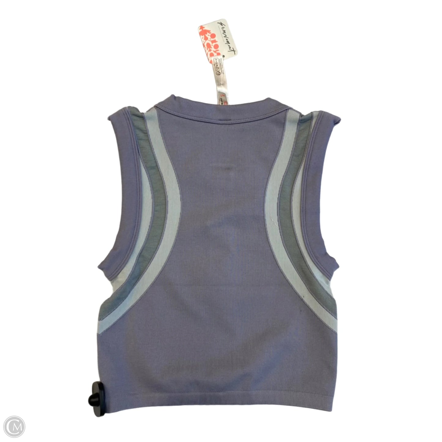 Athletic Tank Top By Free People In Grey & Purple, Size: M