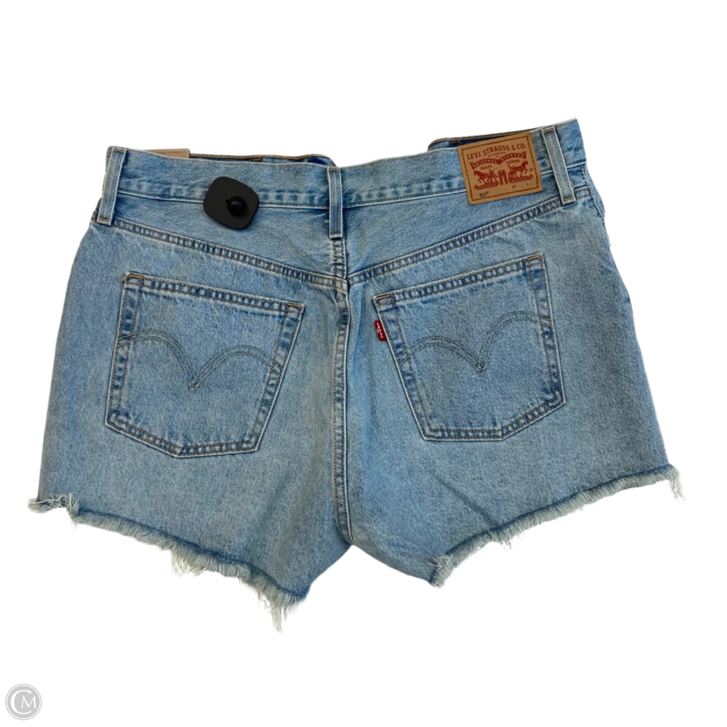 Shorts By Levis In Blue Denim, Size: 14