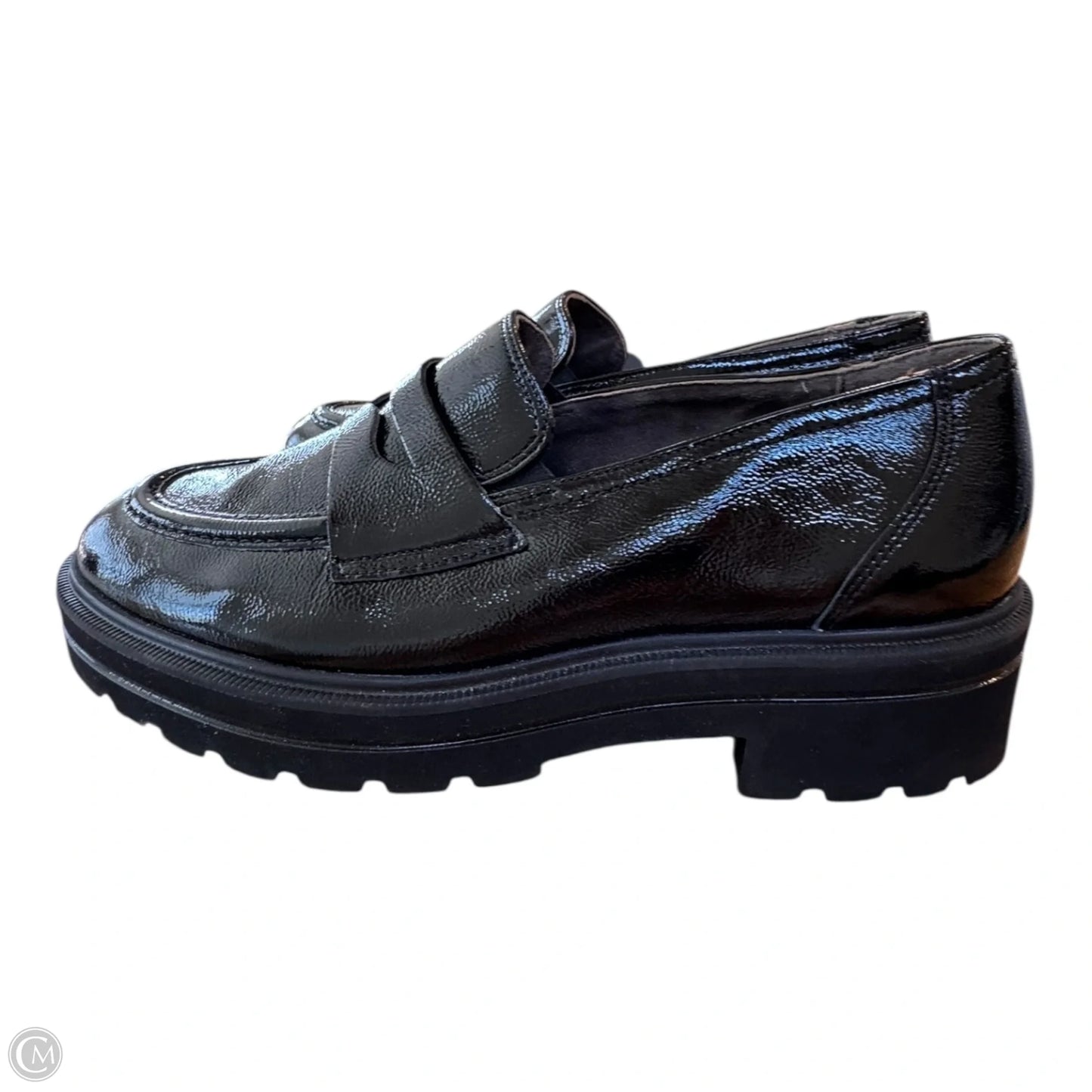 Shoes Flats Designer By Paul Green In Black, Size: 9