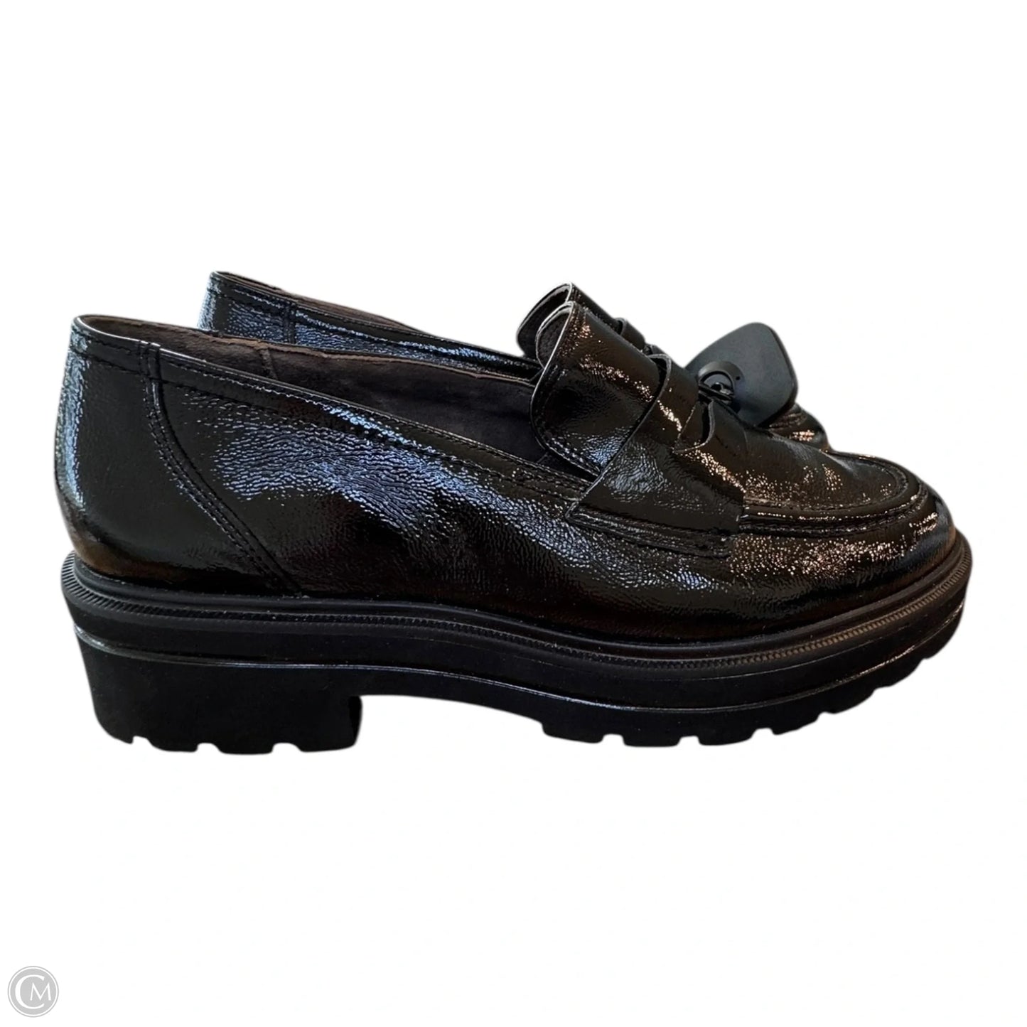 Shoes Flats Designer By Paul Green In Black, Size: 9