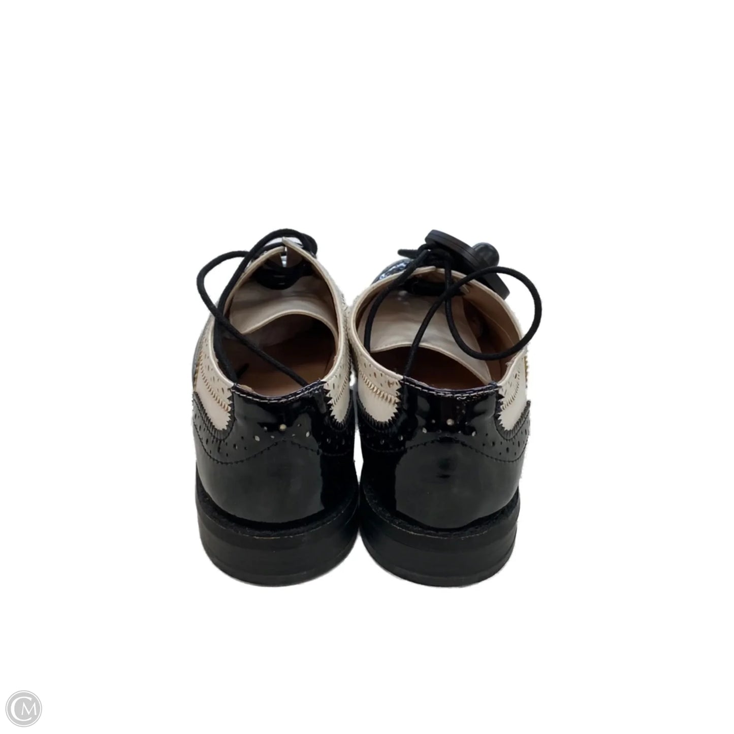 Shoes Flats By Monroe And Main In Black & White, Size: 7.5